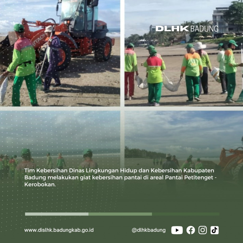 GIAT KEBERSIHAN PANTAI DI AREAL PANTAI PETITENGET-KEROBOKAN